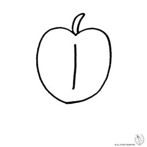 Disegno di Prugna da colorare