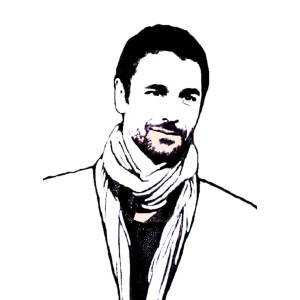 Disegno di Raul Bova da colorare