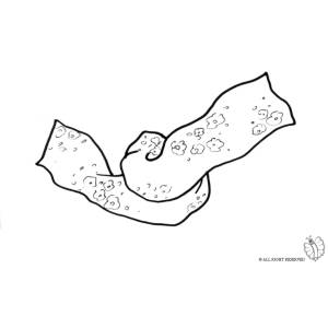 Disegno di Sciarpa  da colorare