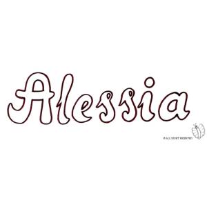 Disegno di Alessia da colorare