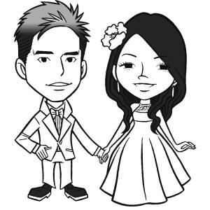 Disegno di Gli Sposi Novelli da colorare