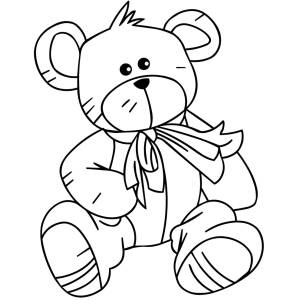 Disegno di Teddy Bear da colorare