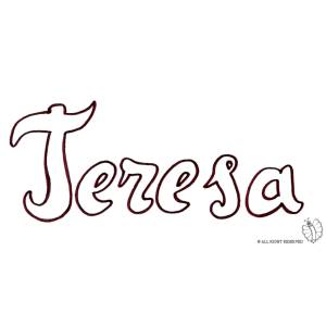 Disegno di Teresa da colorare