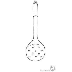 Disegno di Utensile in Cucina da colorare