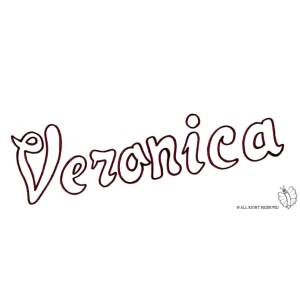 Disegno di Veronica da colorare