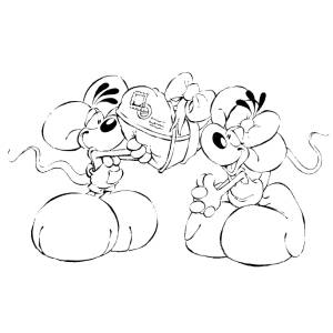 Disegno di Diddl con Cuore da colorare