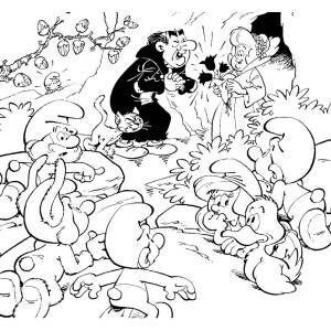 Disegno di I Puffi da colorare