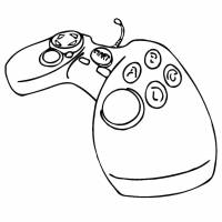 Disegno di Joypad da colorare