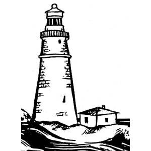 Disegno di Il Faro da colorare