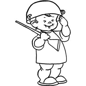 Disegno di Soldatino da colorare