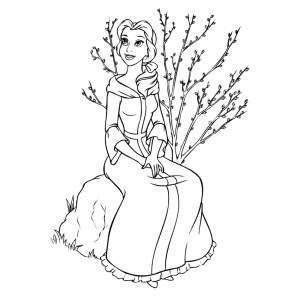 Disegno di La Bella da colorare