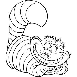 Disegno di Lo Stregatto da colorare