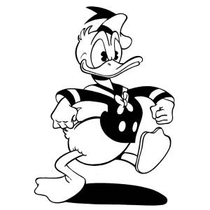 Disegno di Donald Duck da colorare