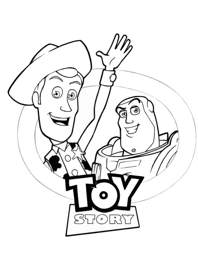 disegno di Toy Story Disney da colorare