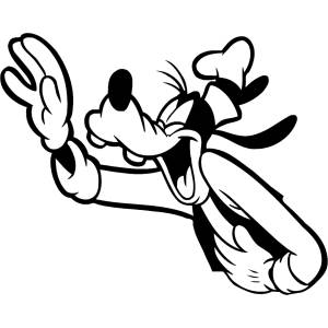 Disegno di Pippo che Ride da colorare