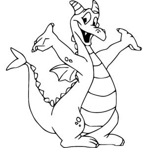 Disegno di Figment Dragon da colorare