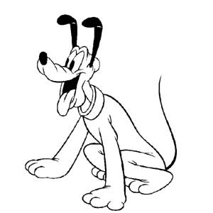 Disegno di Disney Pluto da colorare