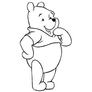 Disegno di Disney Winnie Pooh da colorare