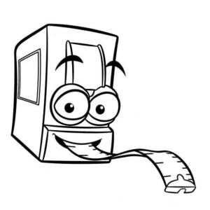 Disegno di Scatto il Metro di Manny Tuttofare da colorare