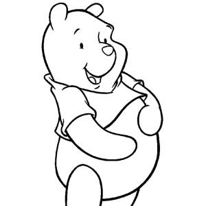 Disegno di Winnie The Pooh Disney da colorare