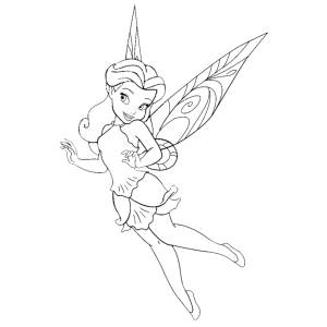 Disegno di Fata da colorare