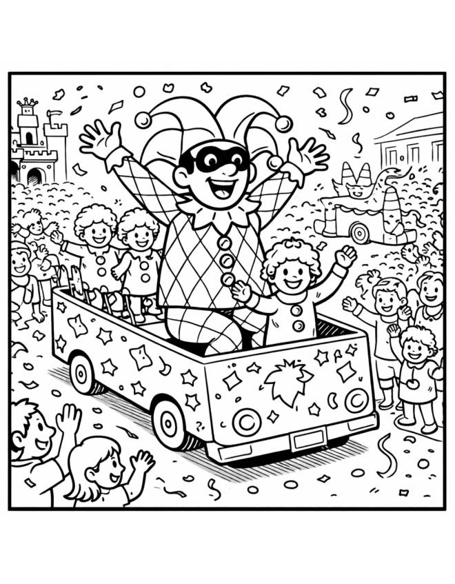 disegno di Carro di Allerchino  da colorare