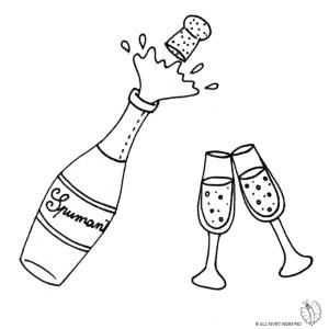 Disegno di Brindisi da colorare