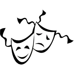 Disegno di Maschere di Carnevale da colorare