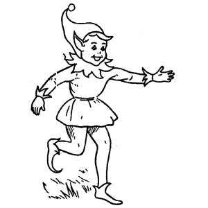 Disegno di L'Elfo da colorare