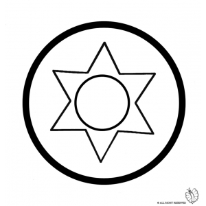 Disegno di Mandala 10 da colorare