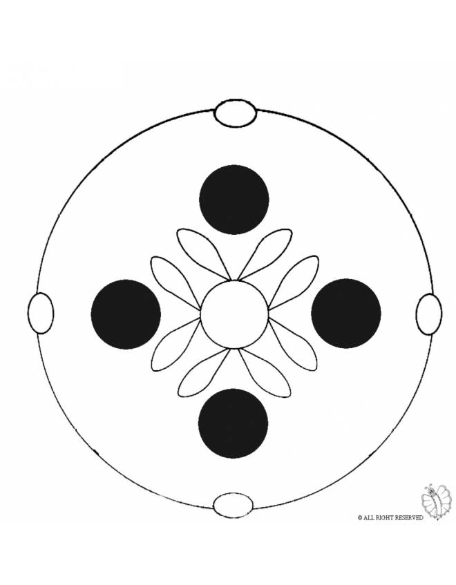 disegno di Mandala 7 da colorare