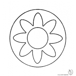 Disegno di Mandala 3 da colorare