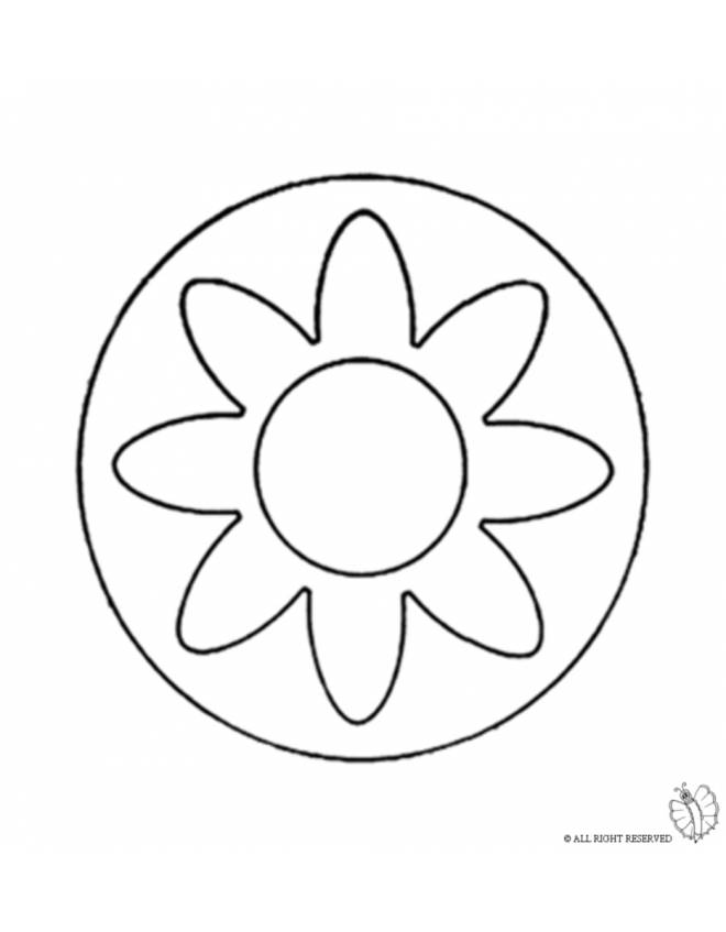 disegno di Mandala 3 da colorare