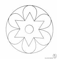 Disegno di Mandala 2 da colorare