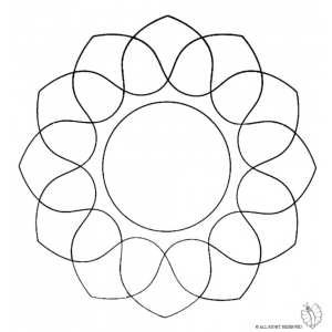 Disegno di Mandala 5 da colorare