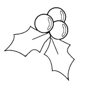 Disegno di Decori di Natale da colorare