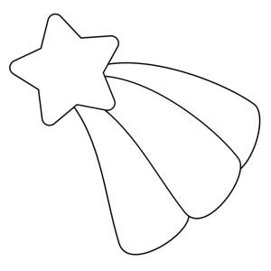 Disegno di Stella di Natale da colorare