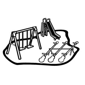 Disegno di Parco Giochi da colorare