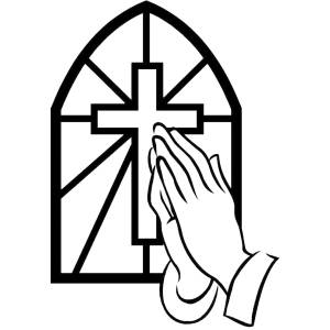 Disegno di Preghiera da colorare