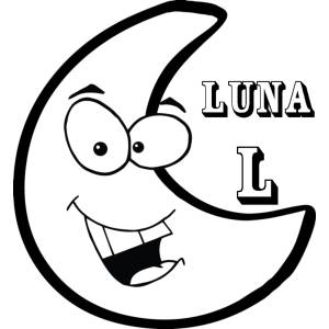 Disegno di Scheda Lettera L da colorare