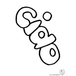 Disegno di Ciao da colorare