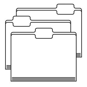 Disegno di Cartelline da colorare