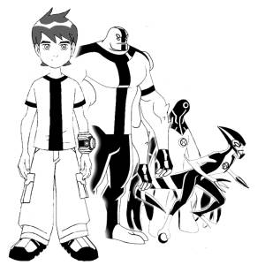 Disegno di Ben 10 Cartoon da colorare