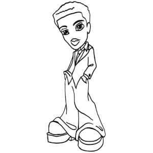 Disegno di Bratz Ragazzo da colorare