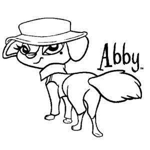 Disegno di Abby Bratz Petz da colorare