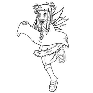 Disegno di Angel Friends da colorare