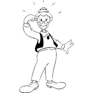 Disegno di Archimede da colorare