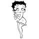 Disegno di Betty Boop da colorare