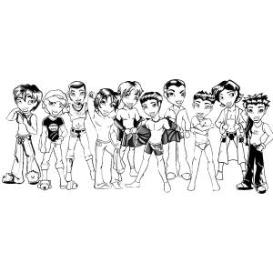 Disegno di I Bratz Boys da colorare