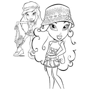 Disegno di Bratz da colorare